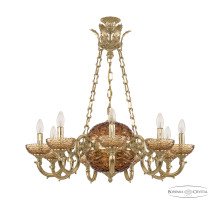 Подвесная люстра Bohemia Ivele Crystal Verona 72003P/9/210 G P Amber/M-1F Y8