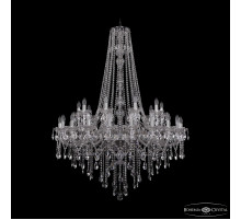 Подвесная люстра Bohemia Ivele Crystal 1415/20+10/400/h-154 Ni