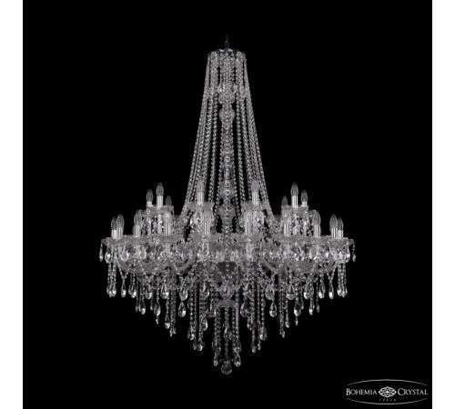 Подвесная люстра Bohemia Ivele Crystal 1415/20+10/400/h-154 Ni Подвесная люстра Bohemia Ivele Crystal 1415/20+10/400/h-154 Ni