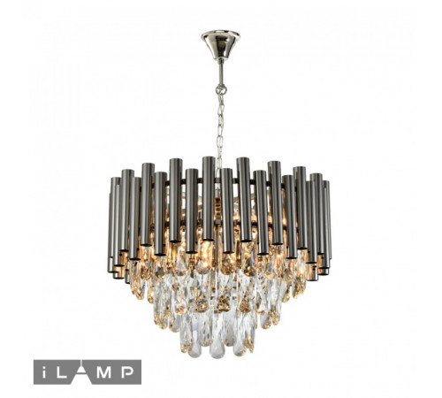 Подвесная люстра iLamp Savage P9510-4 Nickel Подвесная люстра iLamp Savage P9510-4 Nickel