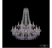 Подвесная люстра Bohemia Ivele Crystal 1410/12+6/300/h-95/2d G V7010