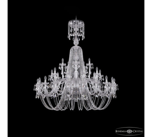 Подвесная люстра Bohemia Ivele Crystal 1402/20+10+5/530/XL-165 Ni Подвесная люстра Bohemia Ivele Crystal 1402/20+10+5/530/XL-165 Ni