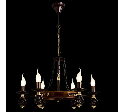 Подвесная люстра Arte Lamp Cartwheel A4550LM-6CK Подвесная люстра Arte Lamp Cartwheel A4550LM-6CK