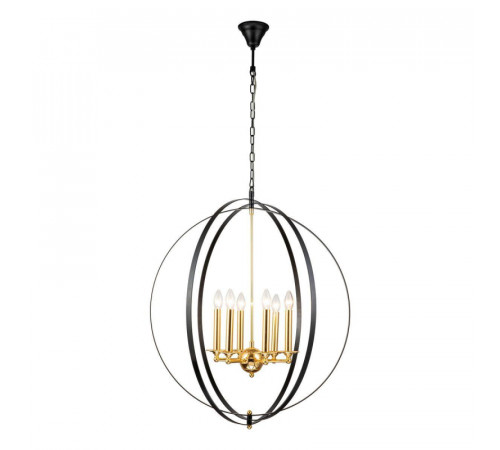 Подвесная люстра iLamp Element 9977-800 GoldBlack Подвесная люстра iLamp Element 9977-800 GoldBlack