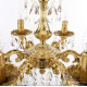 Подвесная люстра Bohemia Ivele Crystal Verona 72101/6/125 B G