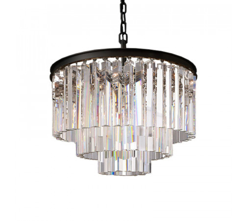 Подвесная люстра Delight Collection 1920s Odeon KR0387P-6 black/clear