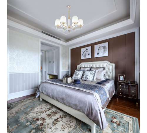 Подвесная люстра Arte Milano Florentia-2457 302457/6 Wh/Gd