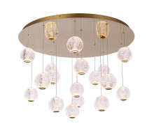 Подвесная люстра DeLight Collection Elliot Diamante MD20001012-17A gold