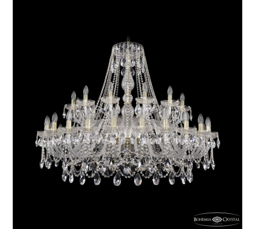 Подвесная люстра Bohemia Ivele Crystal 1411/24+12/460 G Подвесная люстра Bohemia Ivele Crystal 1411/24+12/460 G