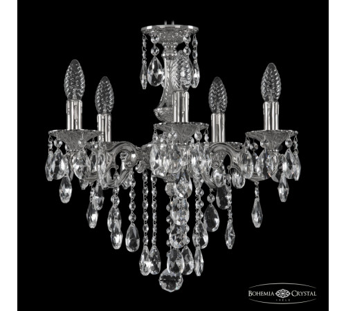 Подвесная люстра Bohemia Ivele Crystal Verona 72101/5/125 B Ni