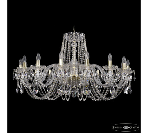 Подвесная люстра Bohemia Ivele Crystal 1402/16/400 G Подвесная люстра Bohemia Ivele Crystal 1402/16/400 G