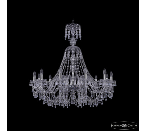 Подвесная люстра Bohemia Ivele Crystal 1410/12/360/XL-97 Ni V0300