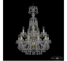 Подвесная люстра Bohemia Ivele Crystal 1409/10+5/195/XL-83/2d G
