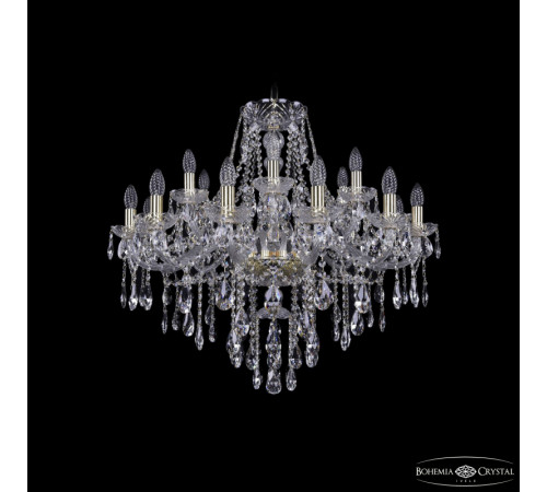 Подвесная люстра Bohemia Ivele Crystal 1415/12+6/300 G