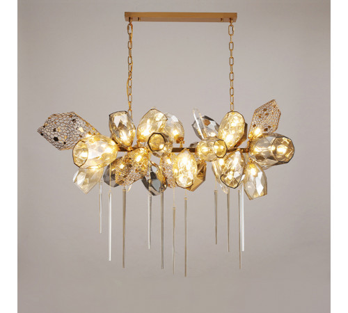 Подвесная люстра Delight Collection Britannica 8898P/BL gold/smoky Подвесная люстра Delight Collection Britannica 8898P/BL gold/smoky