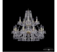 Подвесная люстра Bohemia Ivele Crystal 1409/10+5/240/2d G