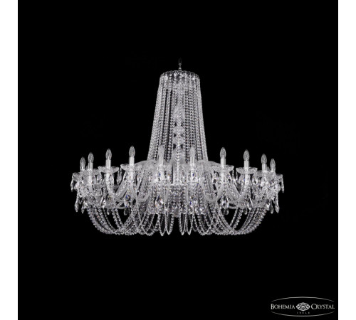 Подвесная люстра Bohemia Ivele Crystal 1402/24/530 Ni Подвесная люстра Bohemia Ivele Crystal 1402/24/530 Ni