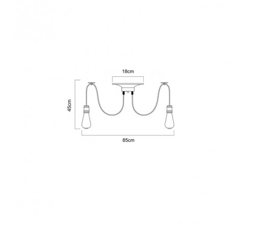 Подвесная люстра Arte Lamp Mazzetto A4290SP-7BK Подвесная люстра Arte Lamp Mazzetto A4290SP-7BK