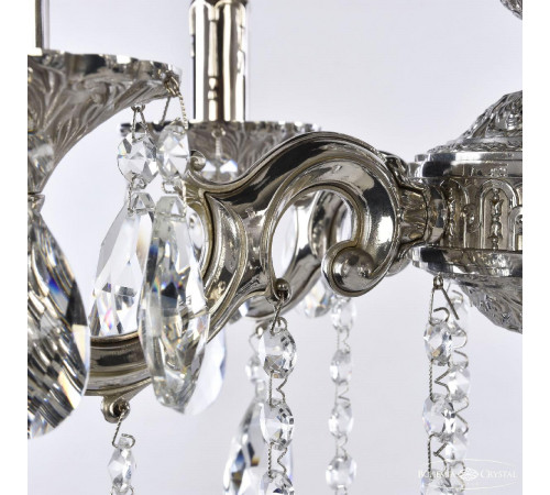Подвесная люстра Bohemia Ivele Crystal Verona 72101/5/125 B Ni