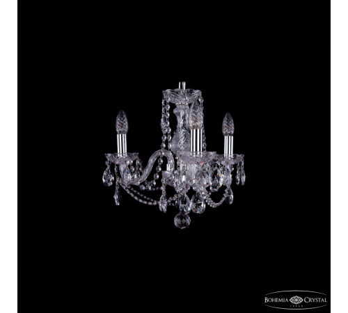 Подвесная люстра Bohemia Ivele Crystal 1402/3/141 Ni Подвесная люстра Bohemia Ivele Crystal 1402/3/141 Ni