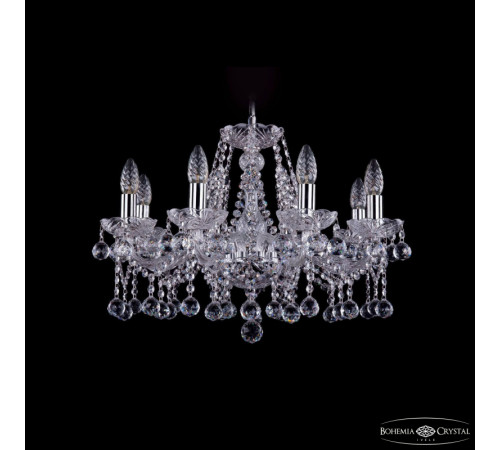 Подвесная люстра Bohemia Ivele Crystal 1413/8/200 Ni Balls Подвесная люстра Bohemia Ivele Crystal 1413/8/200 Ni Balls