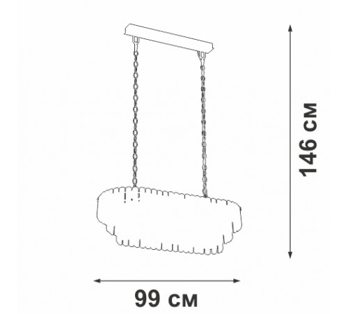 Подвесная люстра Vitaluce V5353-8/19