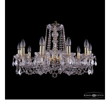 Подвесная люстра Bohemia Ivele Crystal 1402/10/240 G Leafs