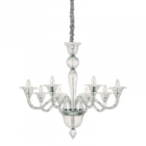 Подвесная люстра Ideal Lux Brigitta SP8 Trasparente 199382