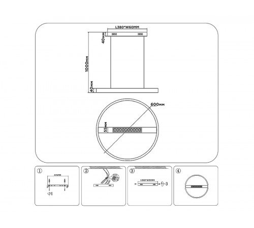 Подвесная люстра Ambrella Light Comfort LineTech FL51488 Подвесная люстра Ambrella Light Comfort LineTech FL51488