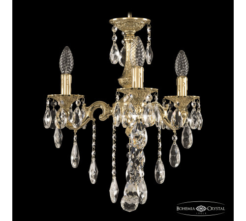 Подвесная люстра Bohemia Ivele Crystal Verona 72101/3/125 B G Подвесная люстра Bohemia Ivele Crystal Verona 72101/3/125 B G