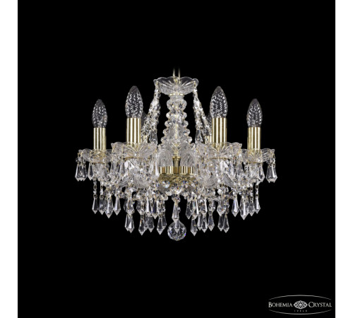 Подвесная люстра Bohemia Ivele Crystal 1403/6/141 G Подвесная люстра Bohemia Ivele Crystal 1403/6/141 G