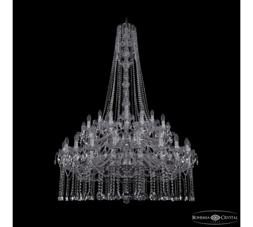 Подвесная люстра Bohemia Ivele Crystal 1413/20+10+5/400/h-164/2d Ni