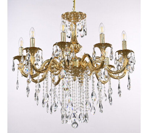 Подвесная люстра Bohemia Ivele Crystal AL79101/10/250 B G Подвесная люстра Bohemia Ivele Crystal AL79101/10/250 B G