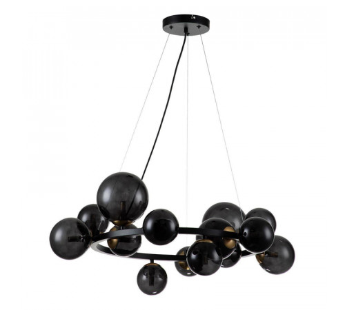 Подвесная люстра Indigo Molecola 11018/14P Black V000194 Подвесная люстра Indigo Molecola 11018/14P Black V000194