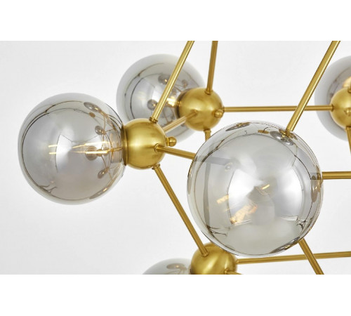 Подвесная люстра Lumina Deco Zodiak LDP 160N-12 MD+GY Подвесная люстра Lumina Deco Zodiak LDP 160N-12 MD+GY