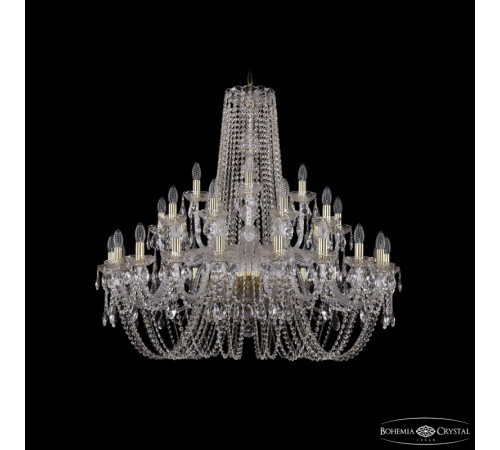 Подвесная люстра Bohemia Ivele Crystal 1402/20+10+5/360 G