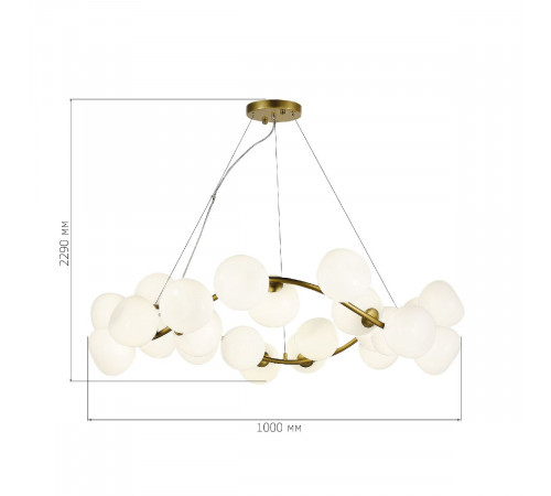 Подвесная люстра ST Luce Sweven SL1519.303.24 Подвесная люстра ST Luce Sweven SL1519.303.24