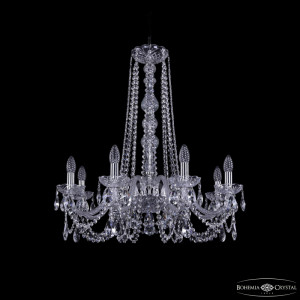 Подвесная люстра Bohemia Ivele Crystal 1402/8/240/h-73 Ni