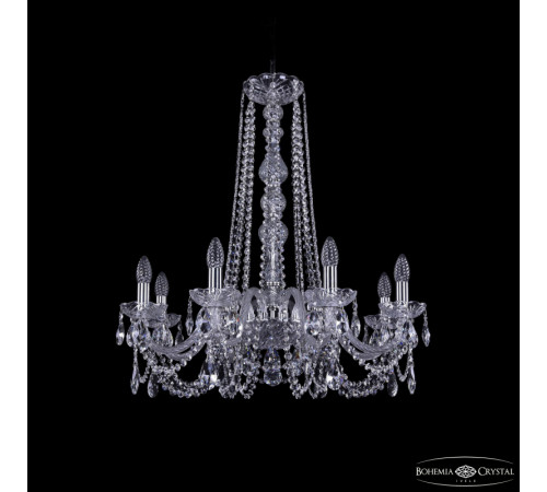 Подвесная люстра Bohemia Ivele Crystal 1402/8/240/h-73 Ni