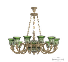 Подвесная люстра Bohemia Ivele Crystal Florence 71009P/12/250 FP P2 U Clear-Green/H-1I FA5M