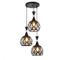 Подвесная люстра Seven Fires Levent SF4045/3P-BK-AM