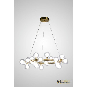 Подвесная люстра AM Group AM470 D500 POLISHED GOLD