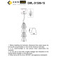 Подвесная люстра Omnilux Casargo OML-51506-15