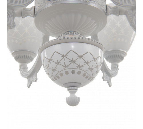 Подвесная люстра Arte Milano 343837/6 WT+SL Подвесная люстра Arte Milano 343837/6 WT+SL