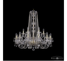 Подвесная люстра Bohemia Ivele Crystal 1402/12+6/300/h-90 G