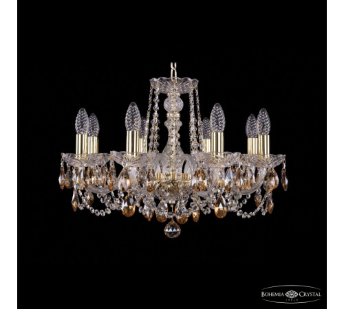 Подвесная люстра Bohemia Ivele Crystal 1402/8/195 G K721 Подвесная люстра Bohemia Ivele Crystal 1402/8/195 G K721