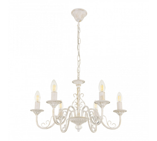 Подвесная люстра Arte Milano 342620/6 WT+G Подвесная люстра Arte Milano 342620/6 WT+G