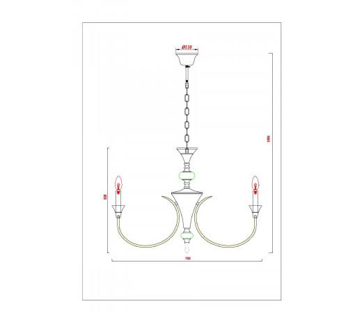 Подвесная люстра Arte Lamp Collinetta A4094LM-8PB Подвесная люстра Arte Lamp Collinetta A4094LM-8PB