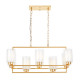 Подвесная люстра Lumina Deco Lino LDP 1239-8 F.GD