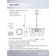 Подвесная люстра Lumien Hall Lizar LH0058/10P-GD-CL